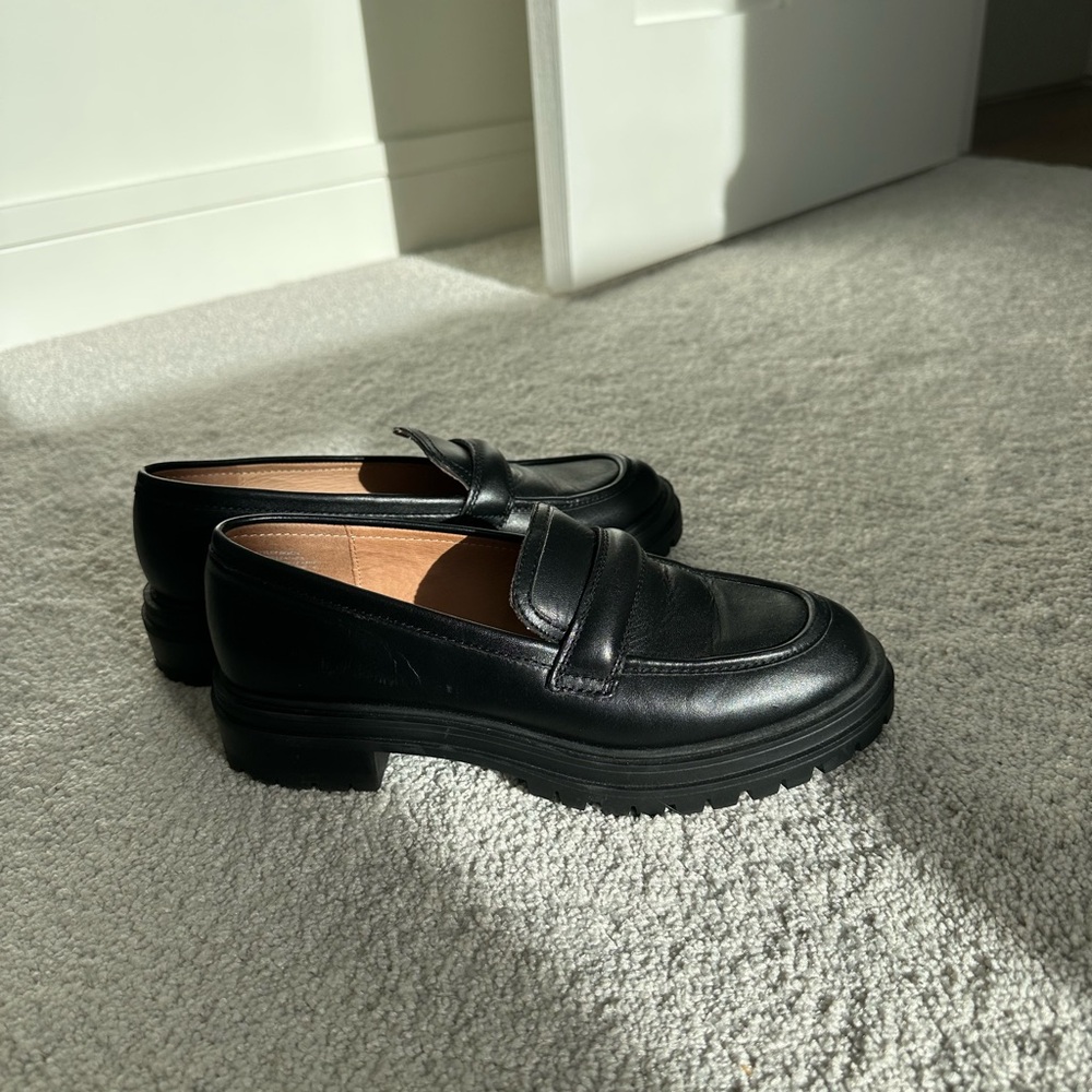 Madewell Bradley Lugsole Loafer in Leather